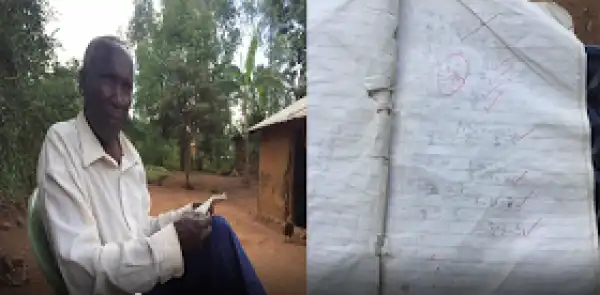 70-Year-Old Man Enrolls In Primary School To Help Improve His Banana Business. Photo